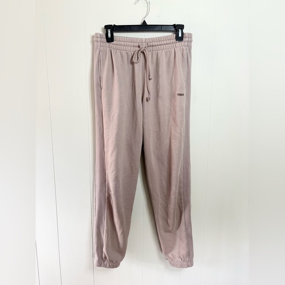 TNA sweatfleece terry fleece boyfriend fit jogger pants size SM - Picture 1 of 4